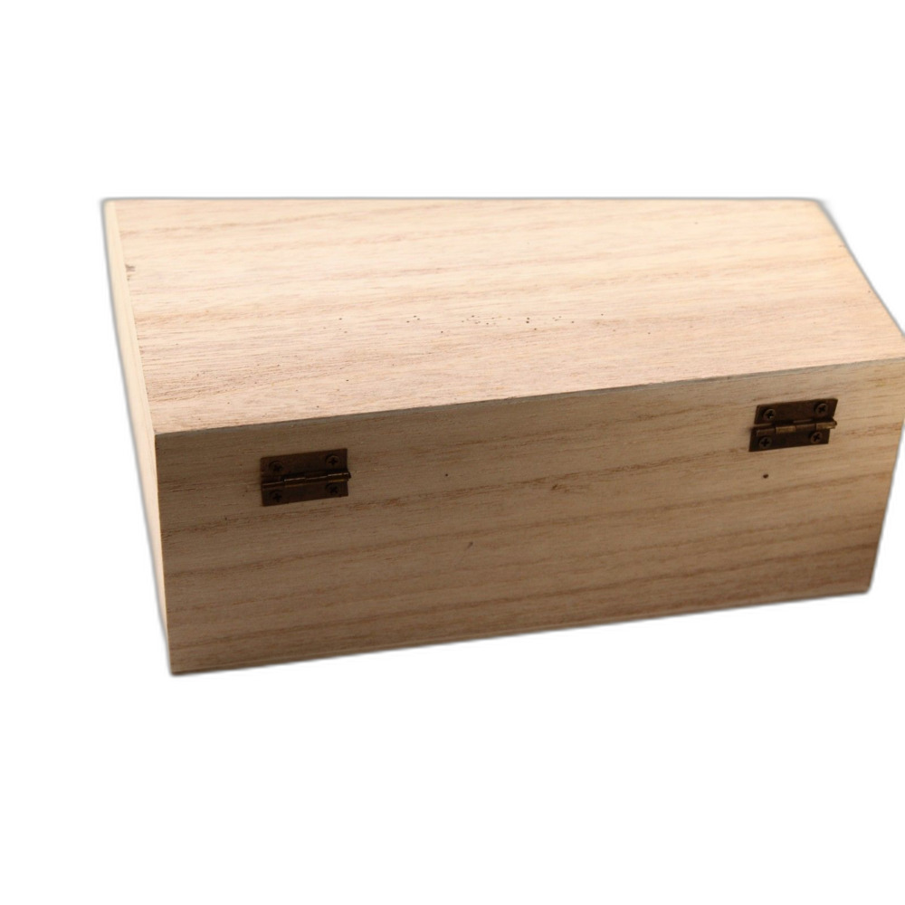 Square Wooden Box - Picture 3 of 3